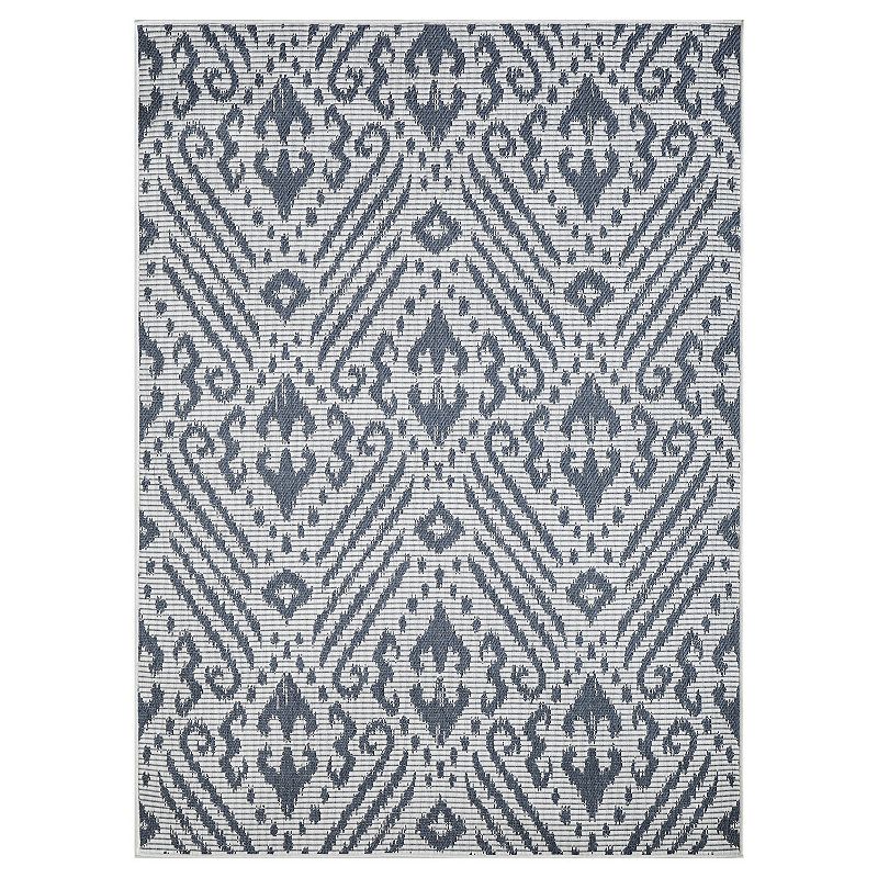 Loomaknoti Breyleigh Cali Area Rug, Blue, 10X13 Ft