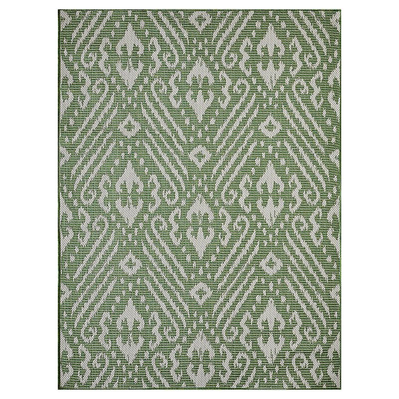 Loomaknoti Breyleigh Cali Area Rug, Green, 10X13 Ft