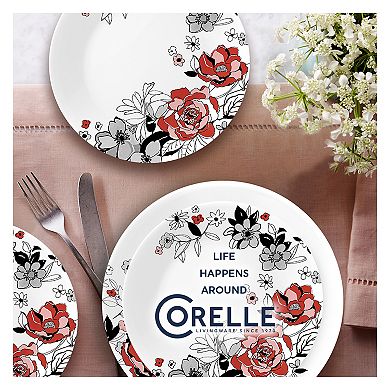 Corelle Chelsea Rose 12-pc. Dinnerware Set