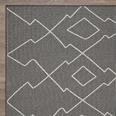 Loomaknoti Breyleigh Cut Cream Area Rug