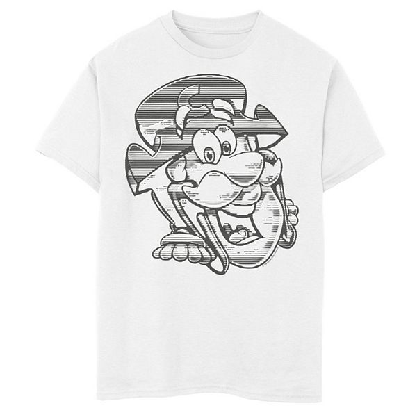 Boys 8-20 Captain Crunch Black And White Portrait Graphic Tee