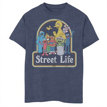 Boys 8-20 Sesame Street Friends For Life Group Graphic Tee