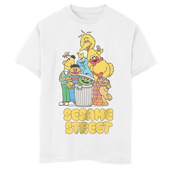 Boys 8-20 Sesame Street Sesame Friends Poster Graphic Tee
