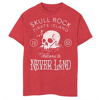 Disney's Peter Pan Boys 8-20 Skull Rock Vintage Graphic Tee