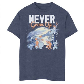 Disney's Peter Pan Boys 8-20 Lost Boys Never Grow Up Portrait Graphic Tee