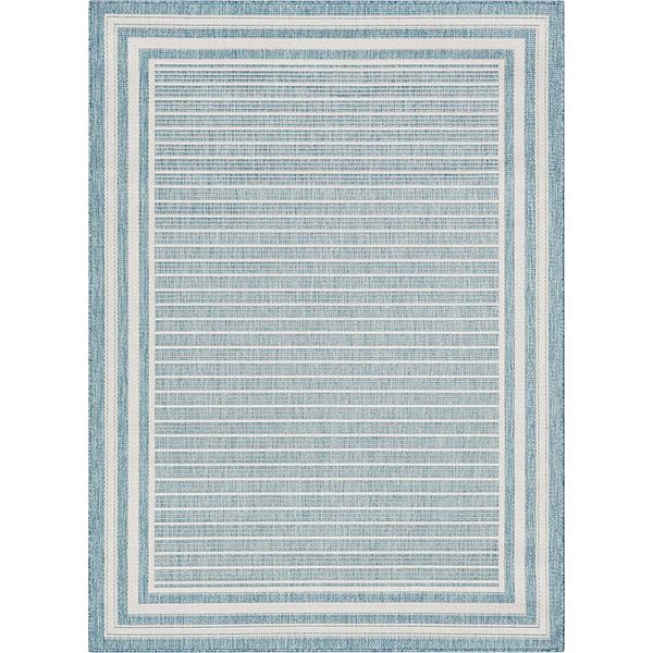 Well Woven Fallon Frankie Stripes Indoor/Outdoor High-Low Are Rug