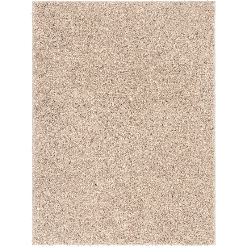 Well Woven Elle Basics | Emerson Shag Beige | Textured Runner Rug 2x7 (2 3  x 7 3 )