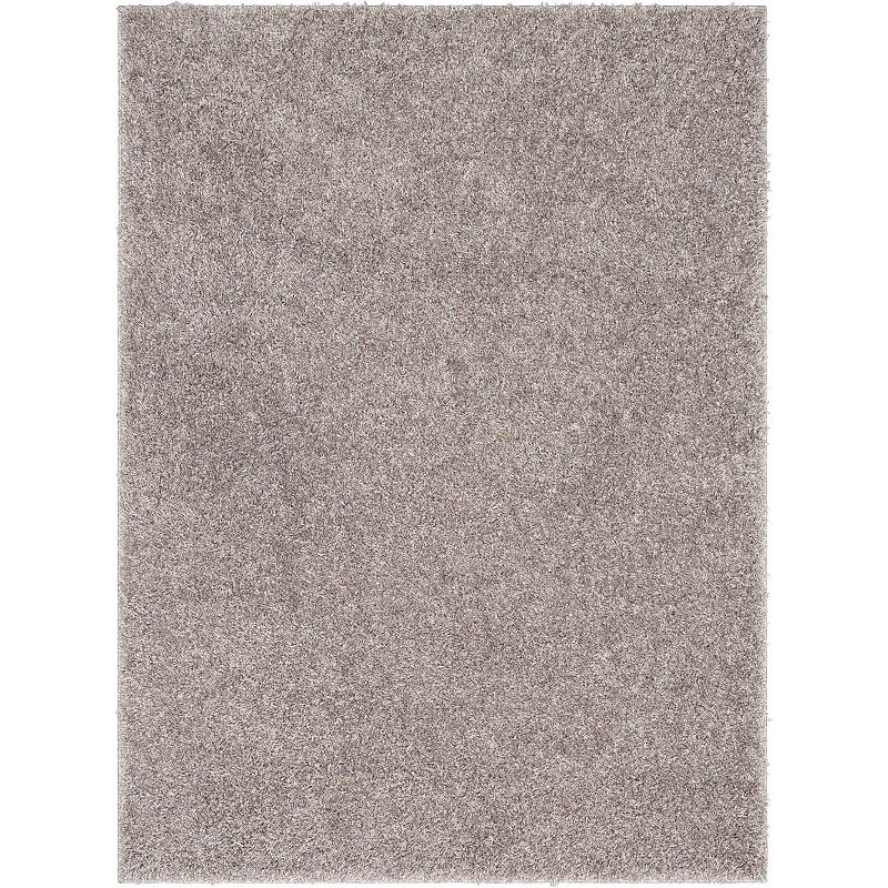 Well Woven Elle Basics Emerson Shag Area Rug, Beig/Green, 9X12.5 Ft