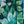Blue Green Floral