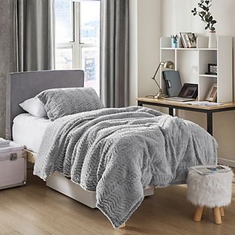 Peak of Cozy - Coma Inducer® Oversized Comforter Set - Chevron Frosted