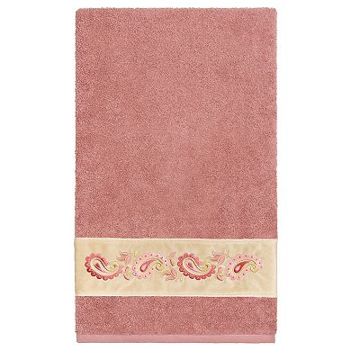 Linum Home Textiles Turkish Cotton Mackenzie 2-piece Embellished Bath Towel Set