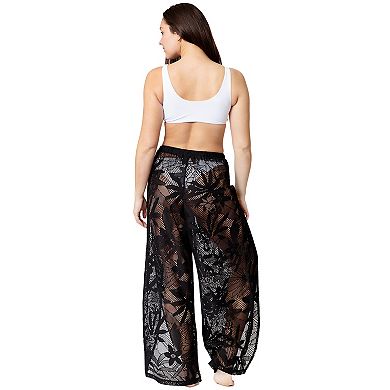 Women's Aqua Del Mar Tie-Front Tulip-Hem Pants