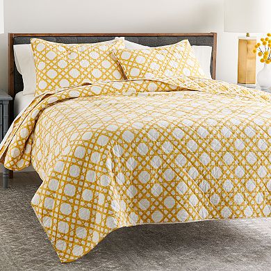 Sonoma Goods For Life® Southern Traditions Geometric Trellis Quilt Set