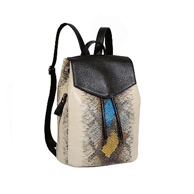 Mellow World Karai Snake Skin Embossed Backpack