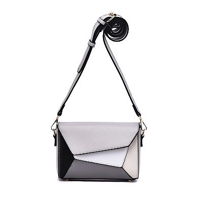Mellow World Sylvie Geometric Flap Crossbody Bag