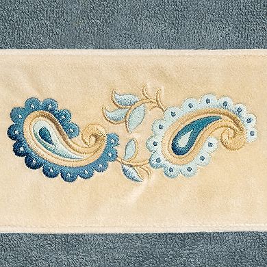 Linum Home Textiles Turkish Cotton Mackenzie 4-piece Embellished Towel Set
