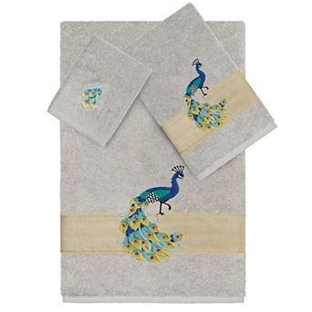 Linum Home Textiles Turkish Cotton Penelope 3 pc Embellished Towel Set