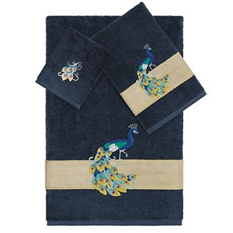 Linum Home Textiles Turkish Cotton Penelope 3 pc Embellished Towel Set