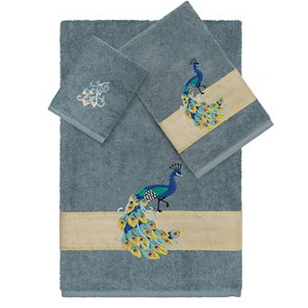 Linum Home Textiles Turkish Cotton Penelope 3 pc Embellished Towel Set