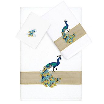 Linum Home Textiles Turkish Cotton Penelope 3 pc Embellished Towel Set