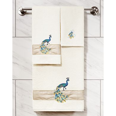 Linum Home Textiles Turkish Cotton Penelope 2-piece Embellished Hand Towel Set