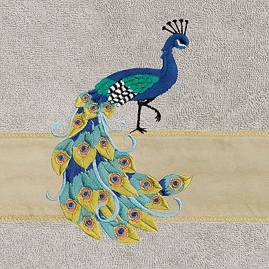 Linum Home Textiles Turkish Cotton Penelope 4-piece Embellished Towel Set