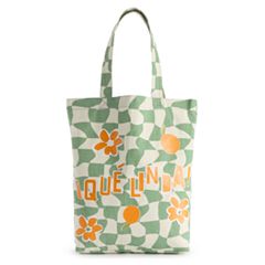 Kohls Croft & Barrow Curved Canvas Tote Floral Tropical New with Tags on  eBid United States