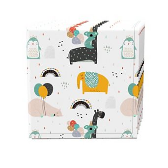 Napkin Set, 100% Polyester, Set of 4, 18x18", Party Animals