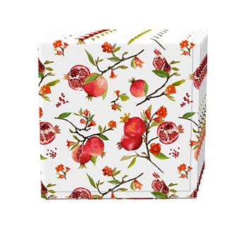 Napkin Set, 100% Polyester, Set of 4, 18x18", Pomegranate Paradise