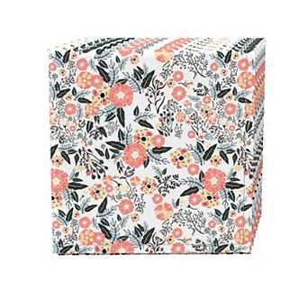 Napkin Set, 100% Polyester, Set of 4, 18x18", Botanical Blossom