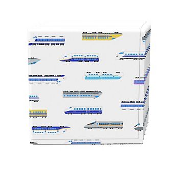 Napkin Set, 100% Polyester, Set of 4, 18x18", High Speed Train Stripe