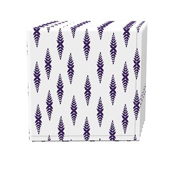 Napkin Set, 100% Polyester, Set of 4, 18x18", Boho Design