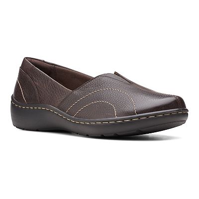 Clarks Cora Meadow Women s Leather Slip On Shoes