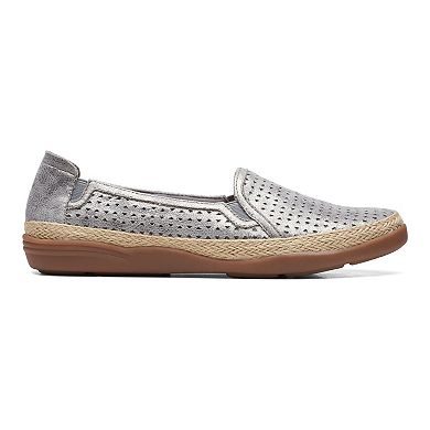 Clarks® Elaina Ruby Women's Leather Espadrille Shoes