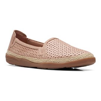 Clarks® Elaina Ruby Women's Leather Espadrille Shoes