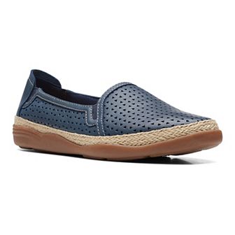 Clarks® Elaina Ruby Women's Leather Espadrille Shoes