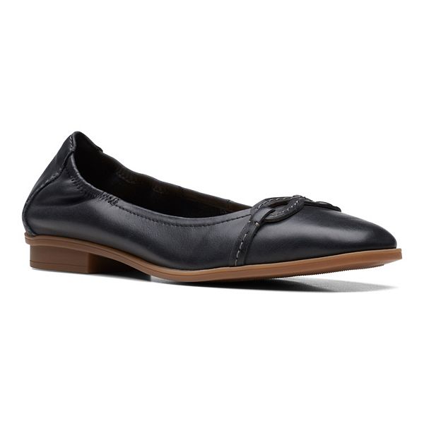 Clarks® Lyrical Rhyme Women's Leather Ballet Flats