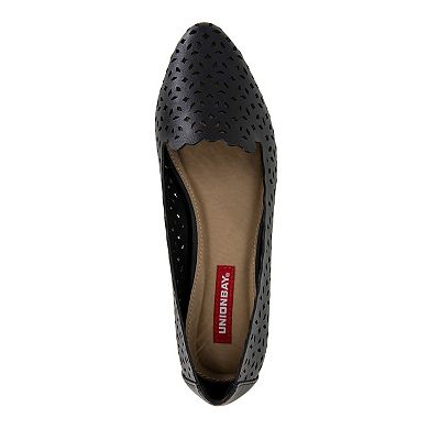 UNIONBAY Woodbury Women's Perforated Ballet Flats