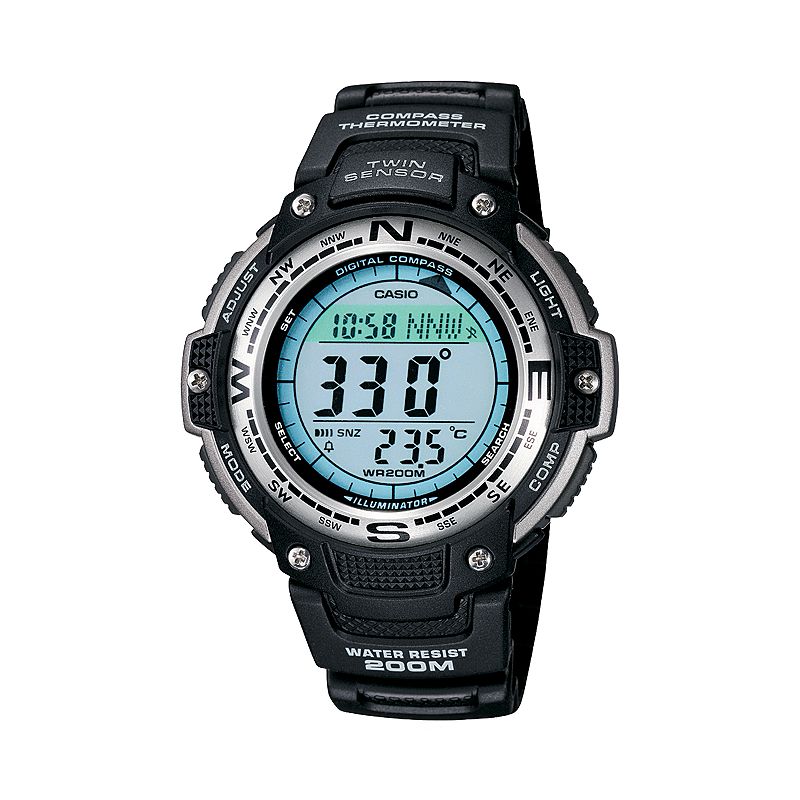 Casio Men's Twin Sensor Digital Chronograph Watch - SGW100-1V, Multicolor