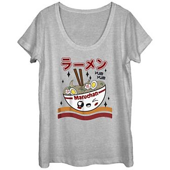 Juniors' Maruchan Kawai Bowl Yum Yum Graphic Tee