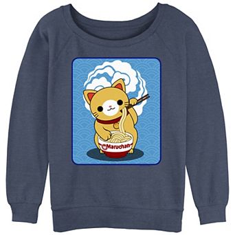 Juniors' Maruchan Kitty Munch Throw Figure Slouchy Terry