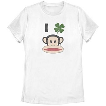 Juniors' Paul Frank I Clover St. Patrick's Day Graphic Tee