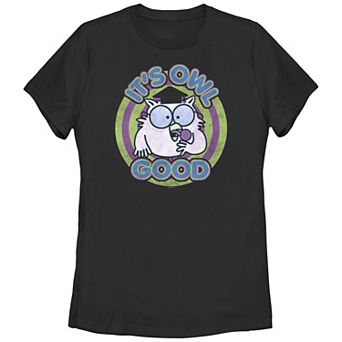 Juniors' Tootsie Pop Its Owl Good Graphic Tee