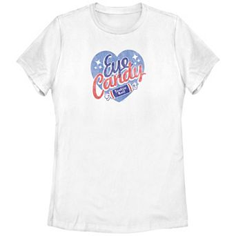 Juniors' Tootsie Roll Eye Candy Tee
