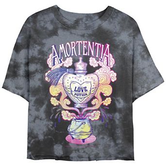 Juniors' Harry Potter Amortentia Love Potion Mineral Wash Graphic Tee
