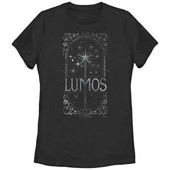 Juniors' Harry Potter Lumos Spell Graphic Tee