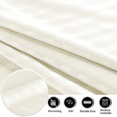 Microfiber Body Striped Pillowcase Soft Durable 20" x 60"