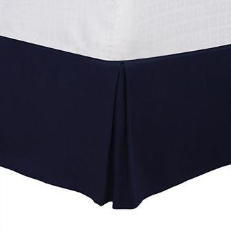 Pleated Bed Skirt Classic Tailored Styling Ruffled 16" Drop Queen(60"x80")