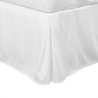 Pleated Bed Skirt Classic Tailored Styling Ruffled 16" Drop Queen(60"x80")