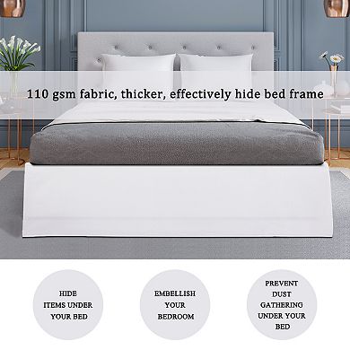 Pleated Bed Skirt Classic Tailored Styling Ruffled 16" Drop Twin(39"x75")